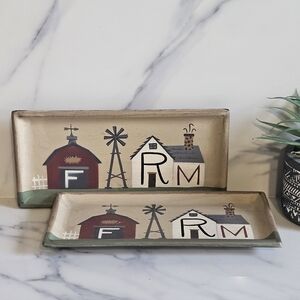 LAST 2 AVAILABLE - Decorative  Farmhouse Tray